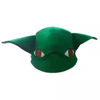 Банная шапка Luxyart "Йода", искусственный фетр, зеленый (LQ-24)